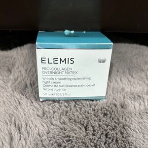 NIB ELEMIS Pro-Collagen Overnight Matrix Night Cream - Blue and White